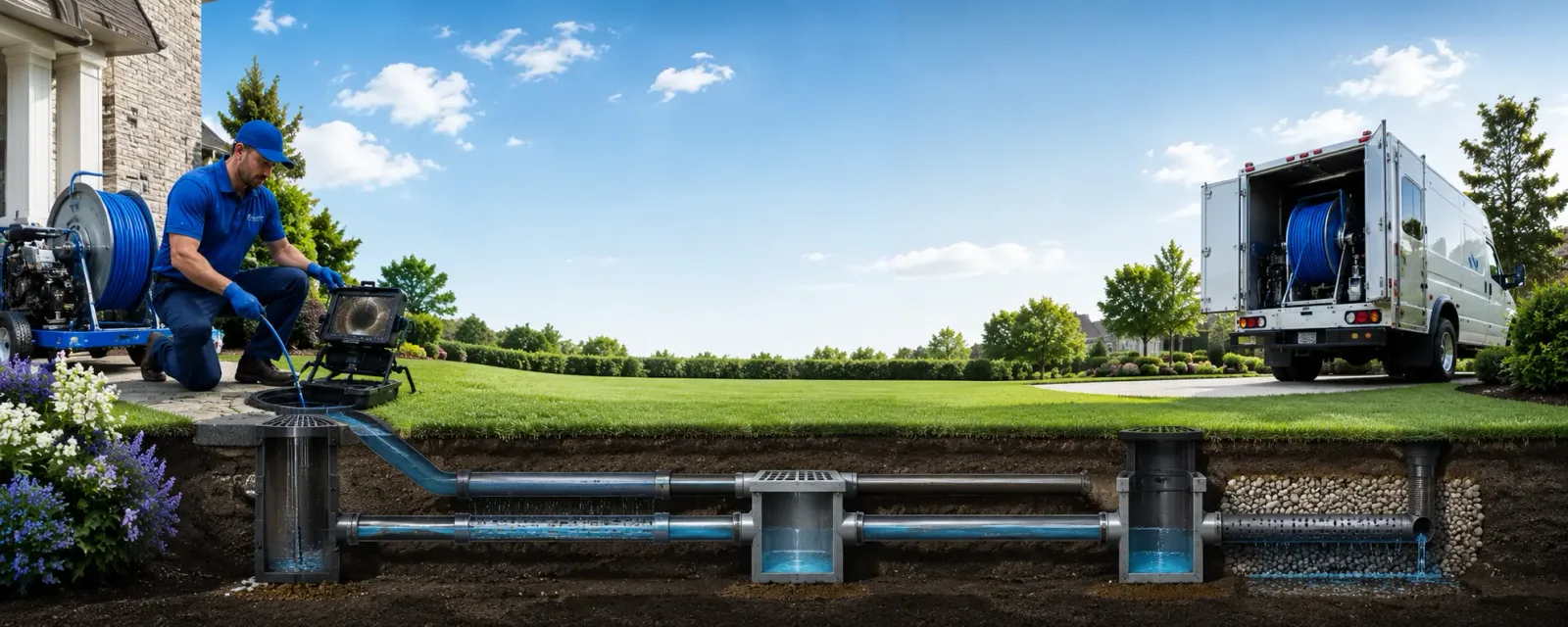 Outdoor drain cleaning information for Vici, OK